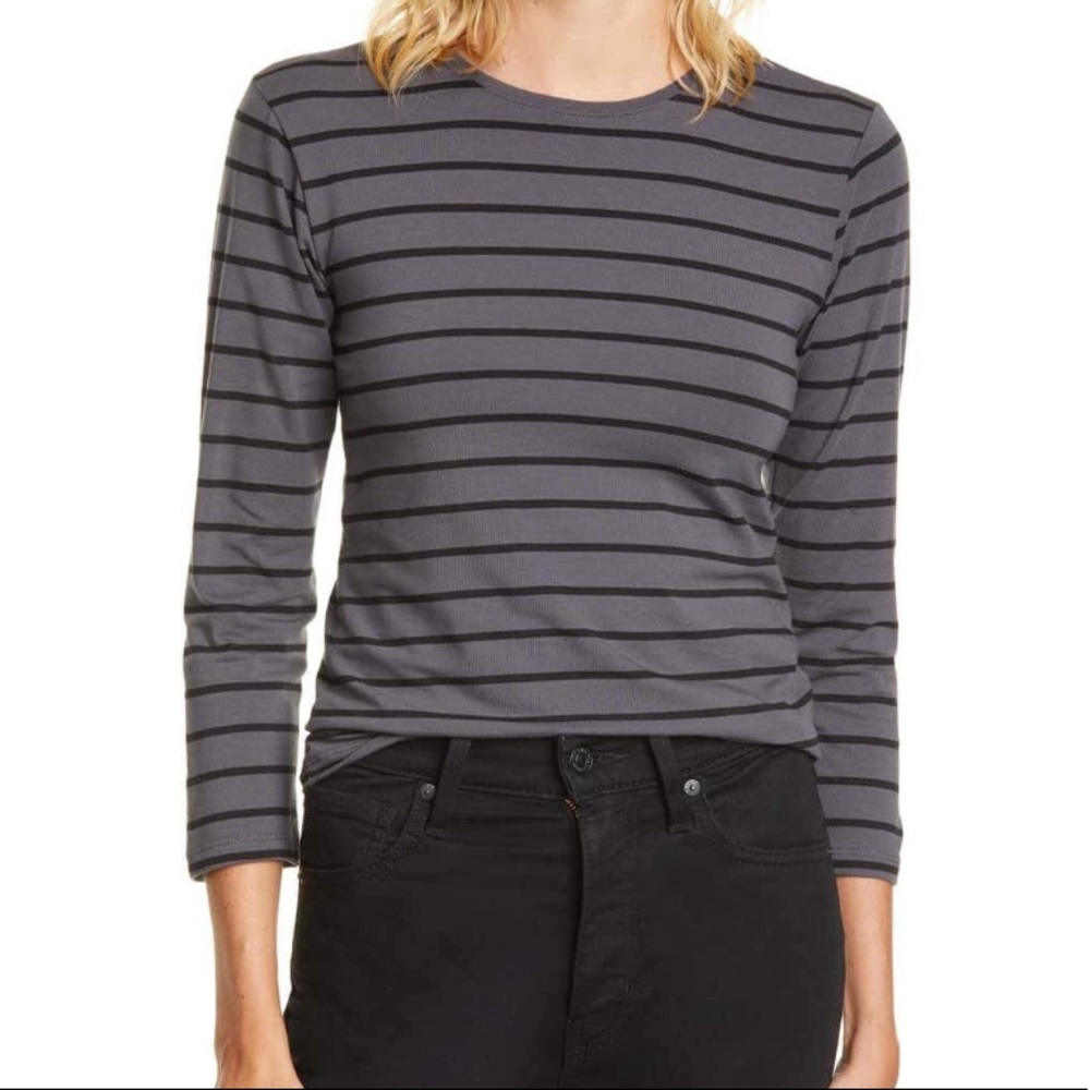 ATM Stripe 3/4 sleeve tee